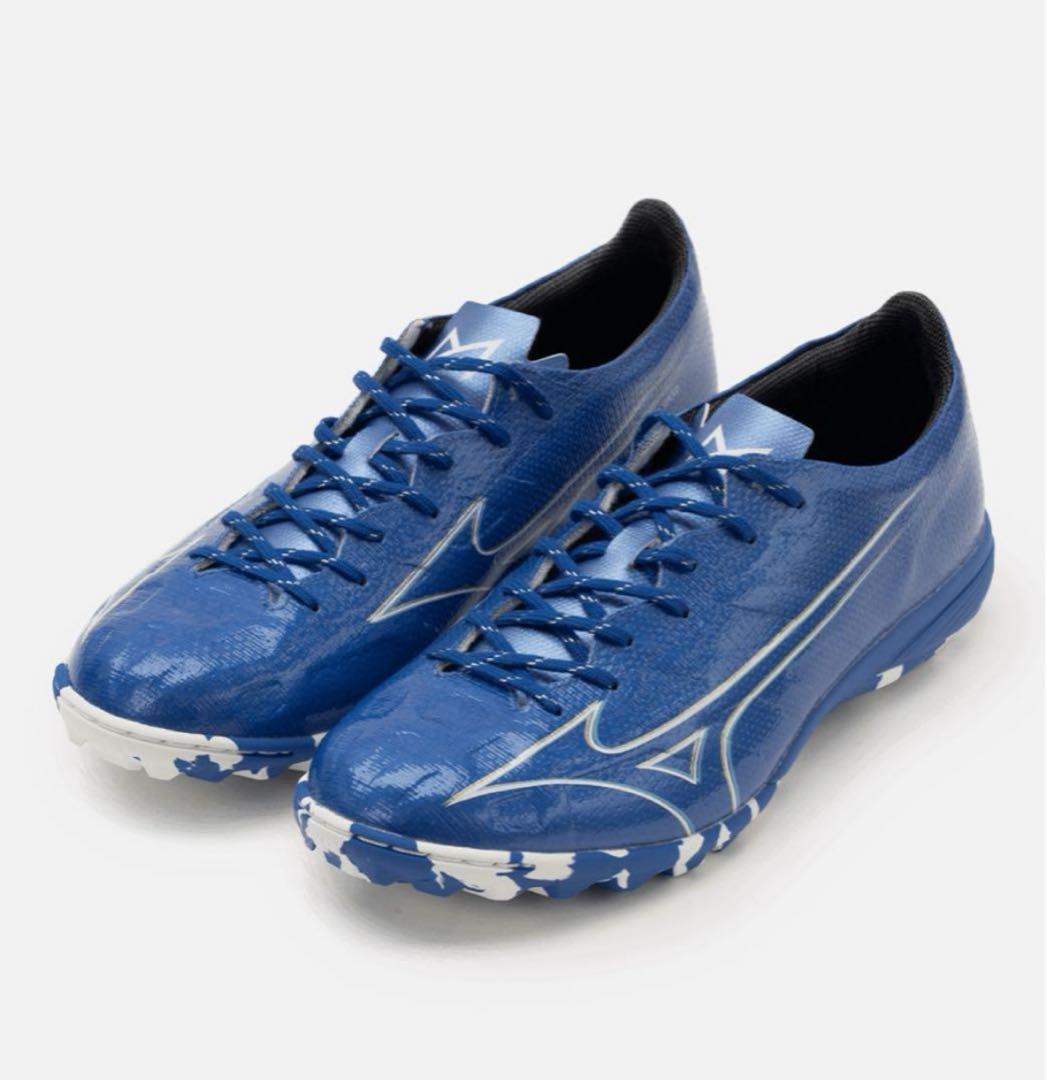 新品 26.5cm ミズノ アルファ プロ AS TF 青