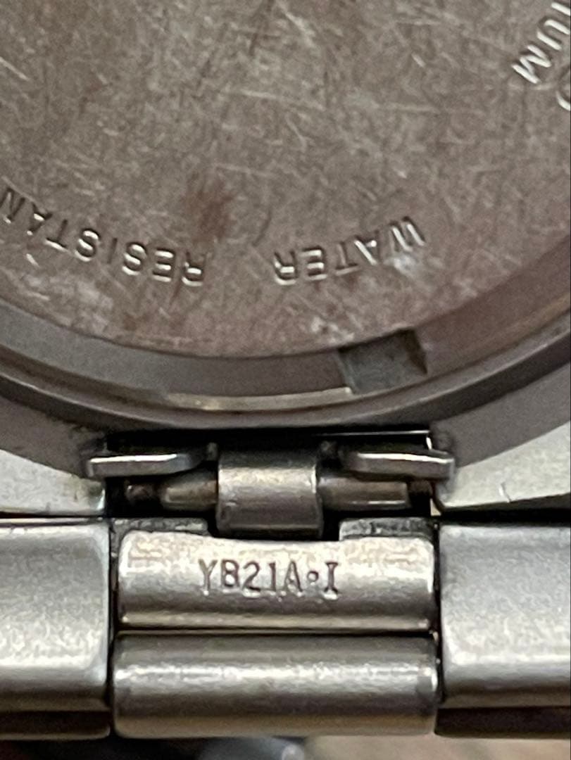 SEIKO 7T42-7A10 チタンモデル スピードマスター クロノグラフ