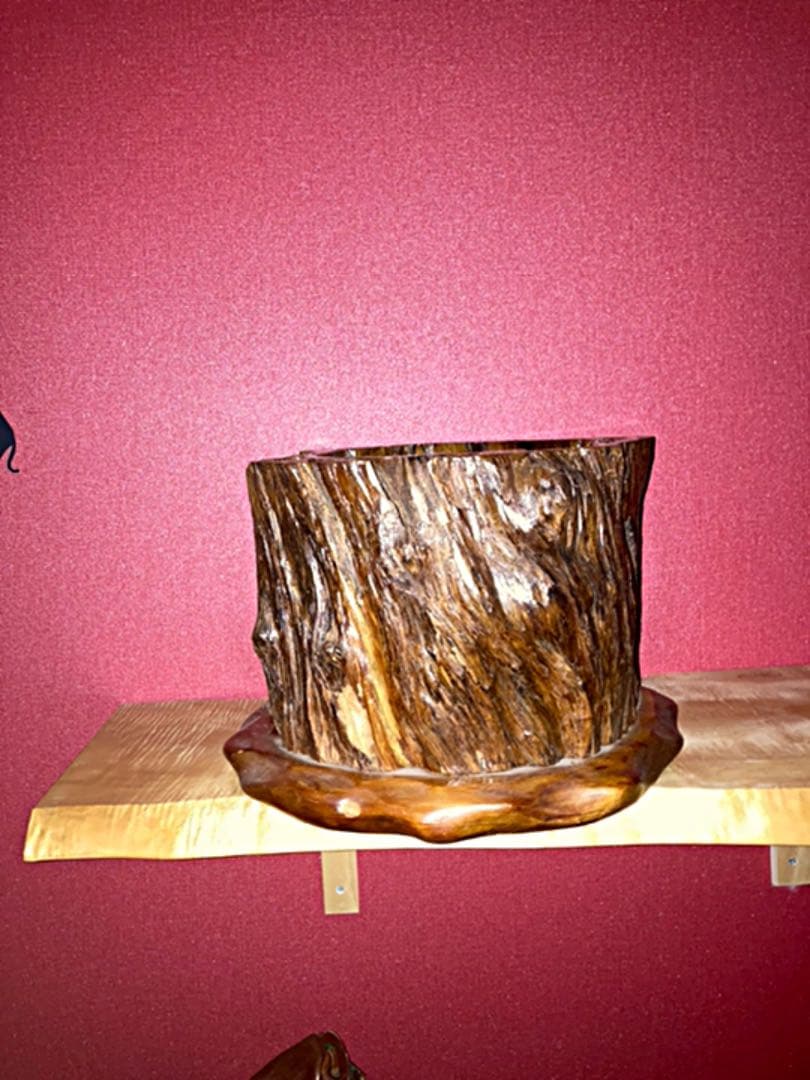 ⭐️極希少⭐️屋久杉刳抜⭐️花器⭐️置物⭐️オブジェ⭐️