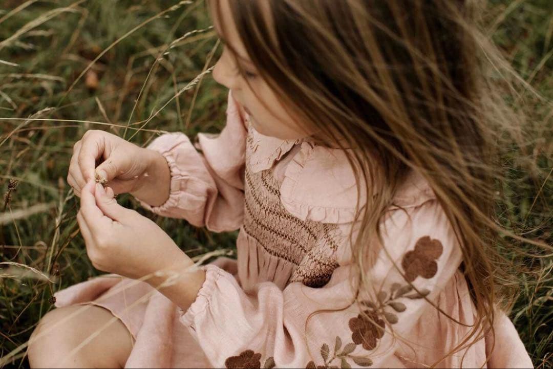 Apolina Nancy Dress 2-3y ピンク　ワンピース