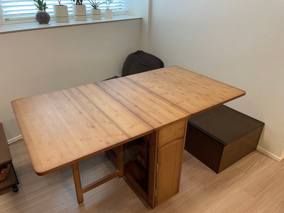 バタフライテーブル【おまけ】椅子2脚セット