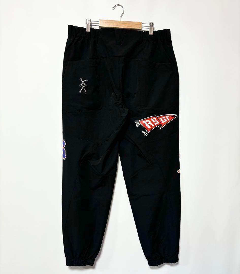 新品 ラッセルノ ゴルフ マルチロゴ ロングパンツ ブラック XL 6