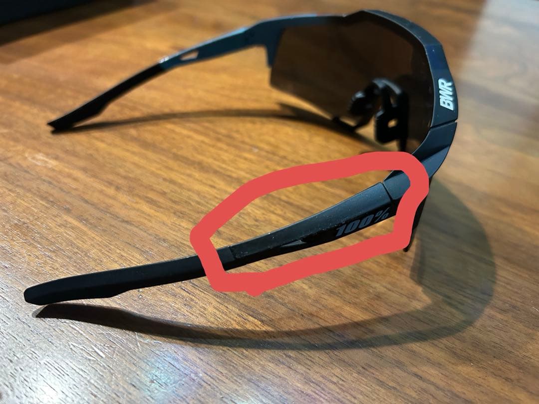 100% SPEEDCRAFT サングラス　野球、ロードバイク