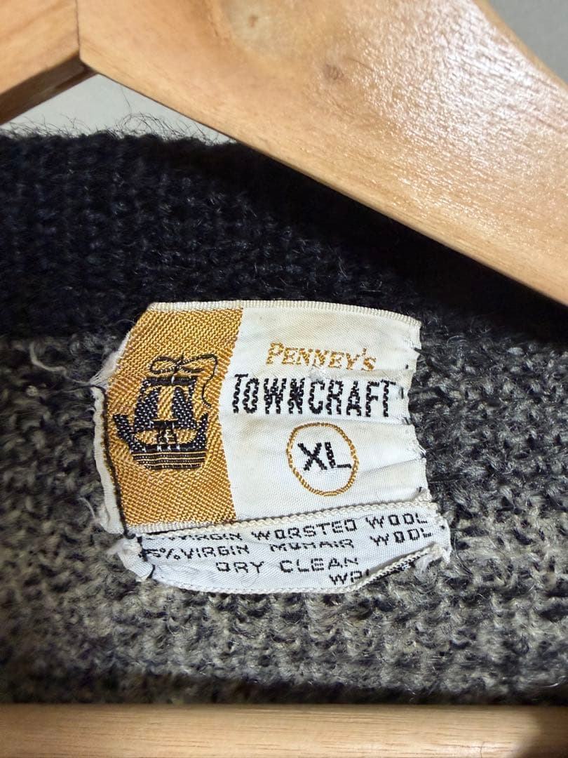 TOWNCRAFT タウンクラフト　モヘア　カーディガン