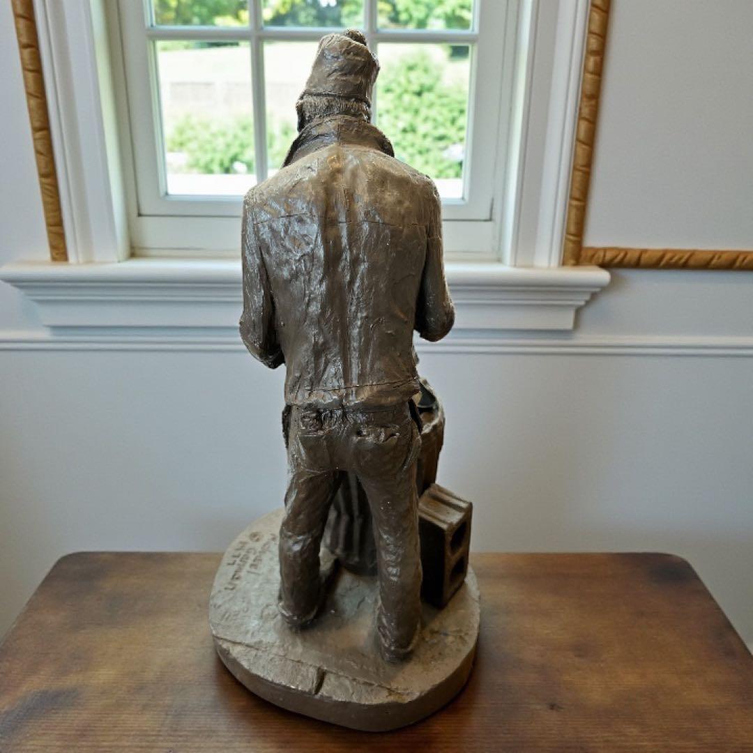 彫刻家 マイケルガーマン作 アンティーク アメリカンインテリア トラッシュマン