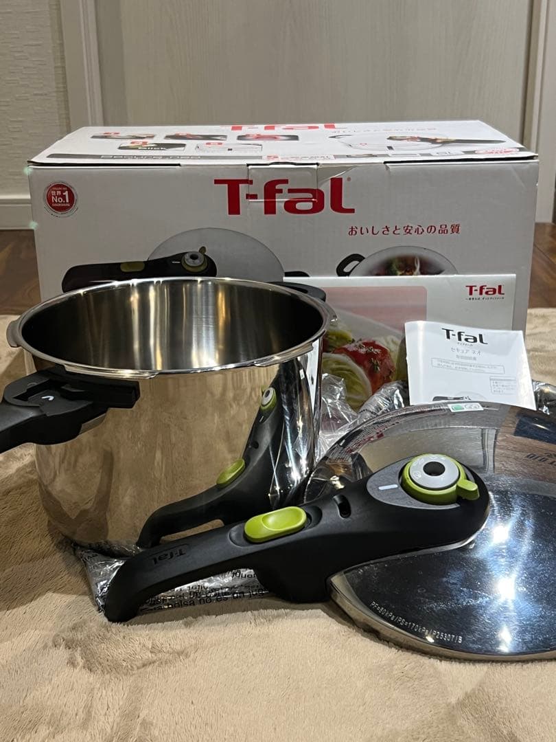 T-fal 片手式圧力鍋 ステンレス製 6Ｌ