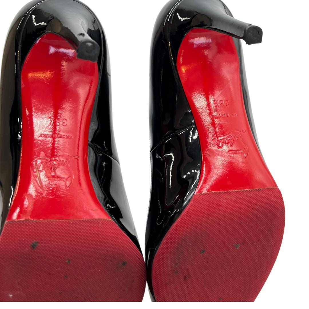 Christian Louboutin パンプス 黒 エナメル 24.5㎝