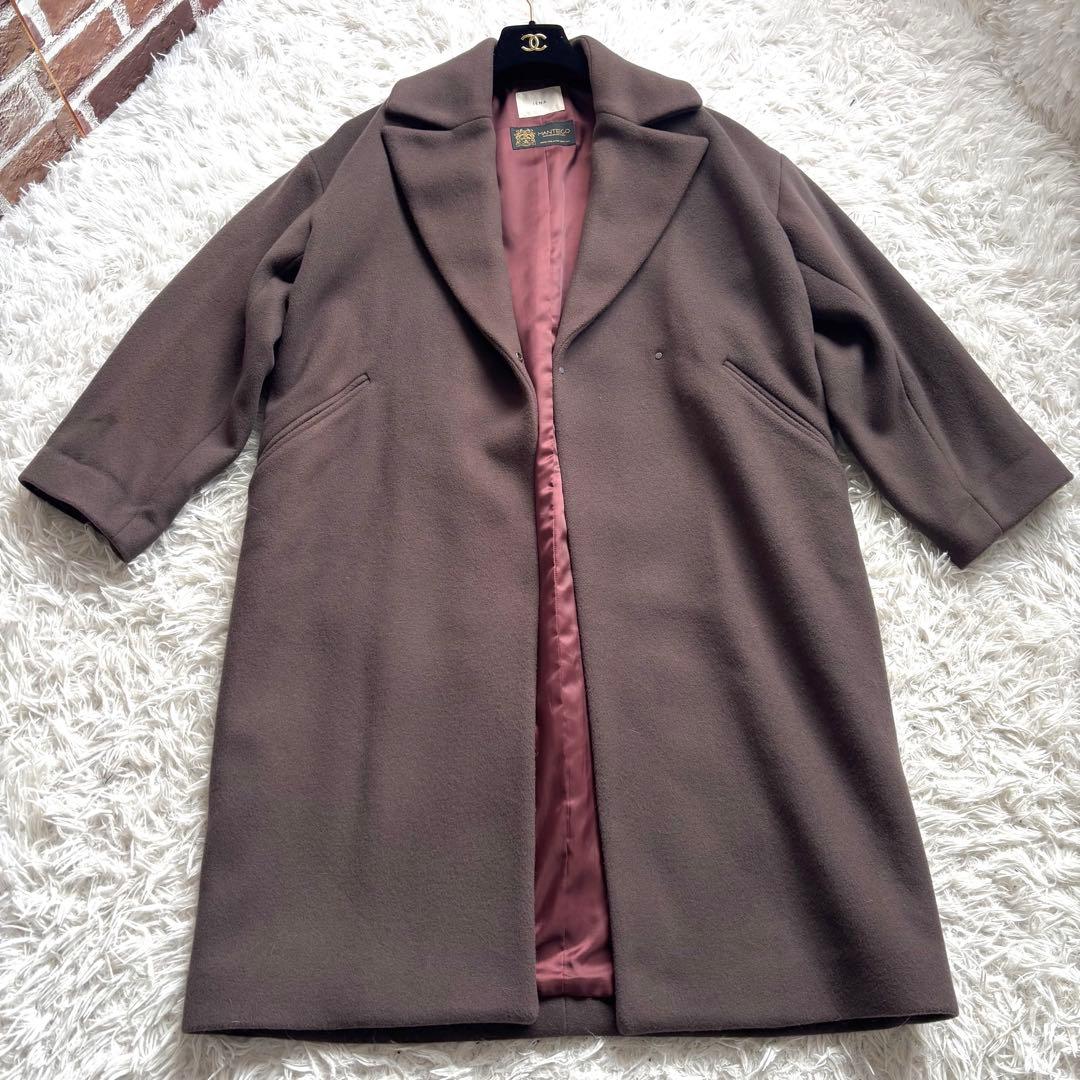 ✨美品✨IENA　オーバーチェスターコート　マンテコ　コクーン　38　イエナ