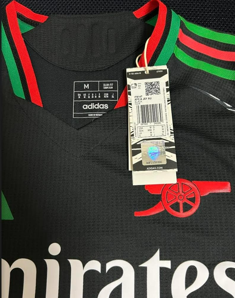 アーセナル　冨安健洋　オーセンティック アウェイ CL（M）2024-25