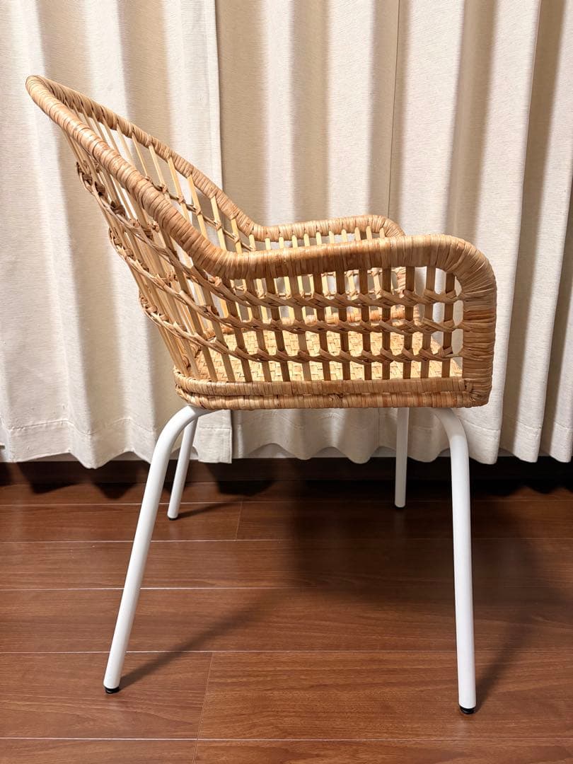 【廃盤送料込】IKEA NILSOVE ニルソーヴェ　イケア　ラタン　チェア