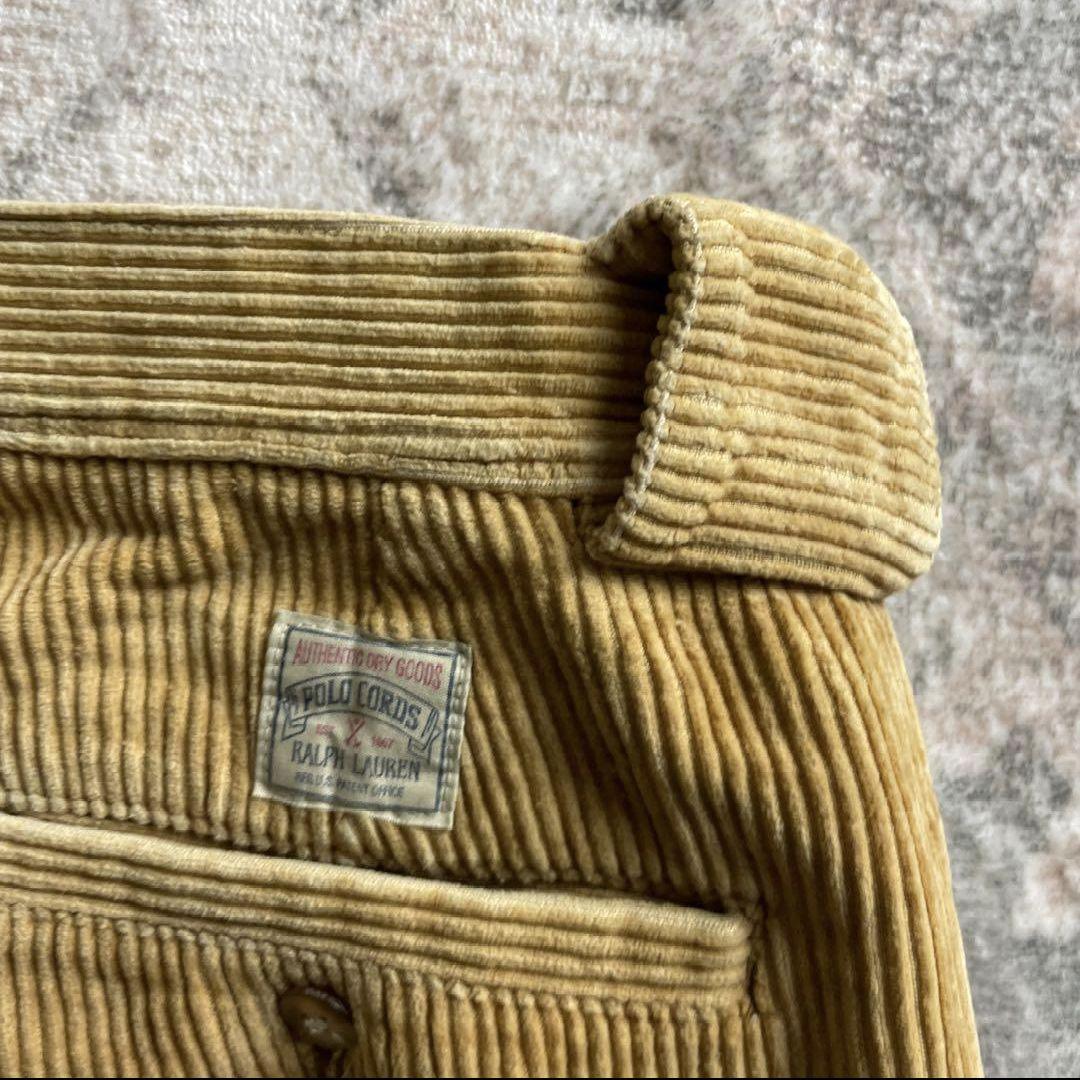 90s USA製 ポロラルフローレン コーデュロイ パンツ 2タック