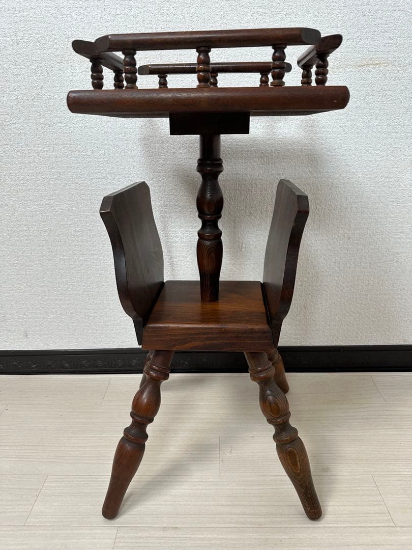 飛騨産業 キツツキ アンティーク サイドテーブル 飾り棚 花台 リビング i4※