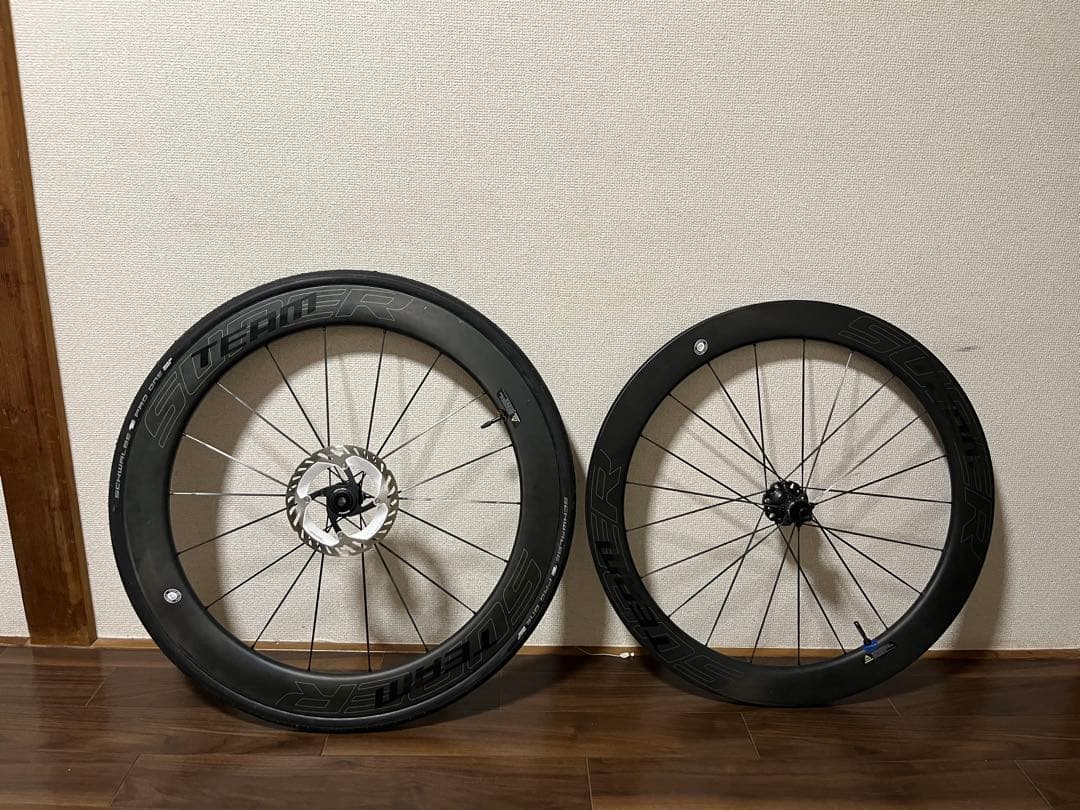 superteam cx22 カーボンホイール前後セット　値段決めっていない
