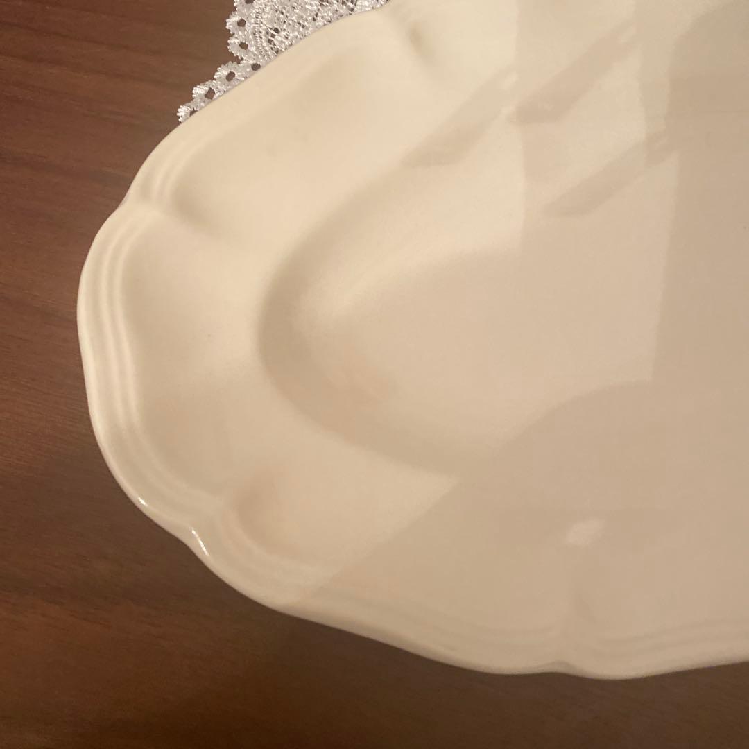 サルグミンヌ　ラヴィエ　フランス　アンティーク　花リム　蚤の市