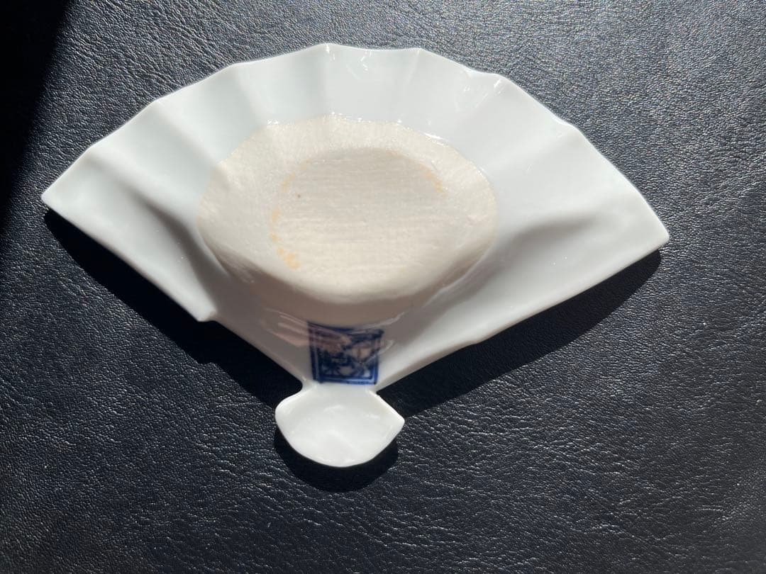 京焼　清水焼　平安壹楽　山本壹楽　扇形皿　小皿　３点