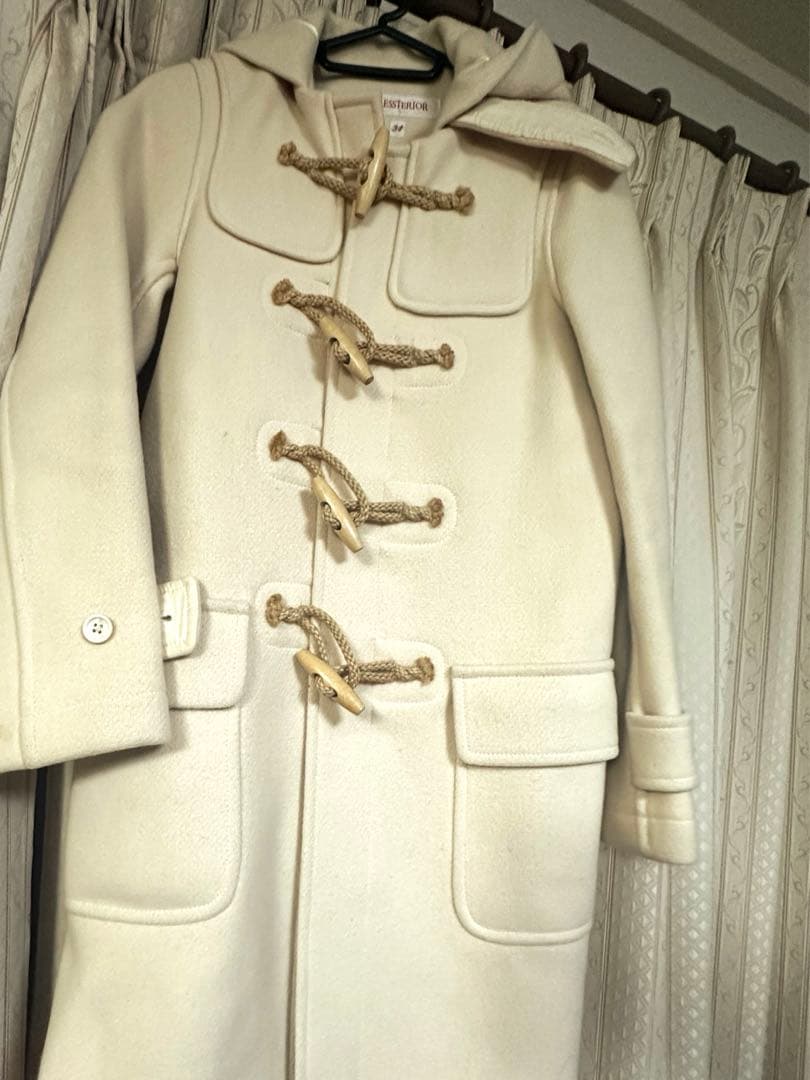 専用　超美品　DRESSTERIOR アイボリー ダッフルコート 34サイズ