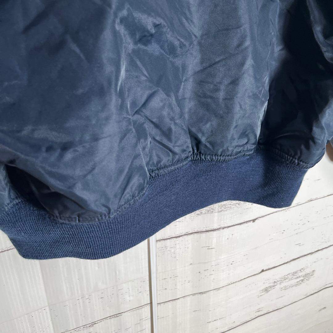 希少ヴィンテージ　超音速攻撃ヘリ　AIR WOLF MA-1ジャケット ネイビー