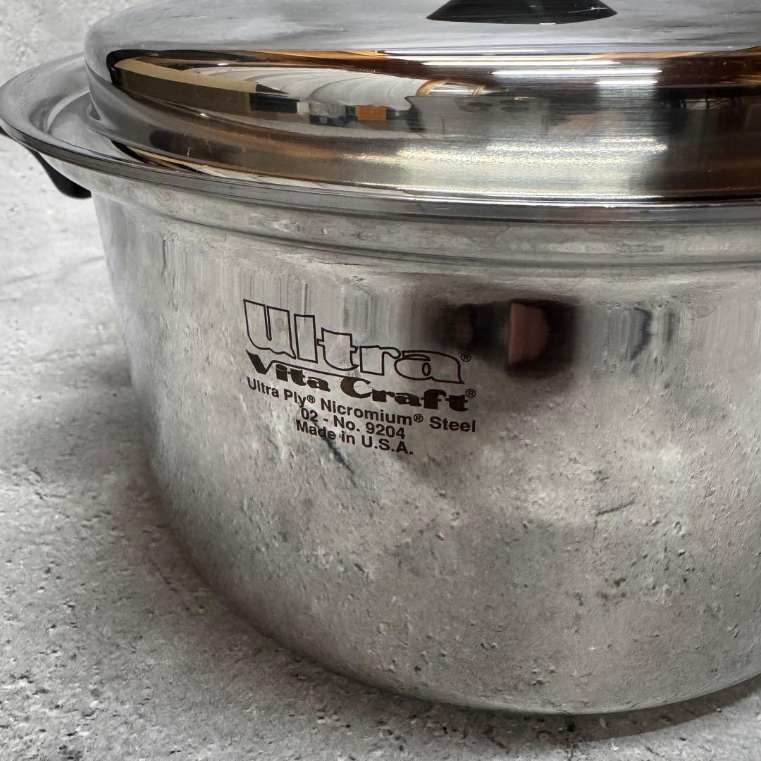 Vita Craftウルトラビタクラフト 両手鍋　21cm 4L　No.9204