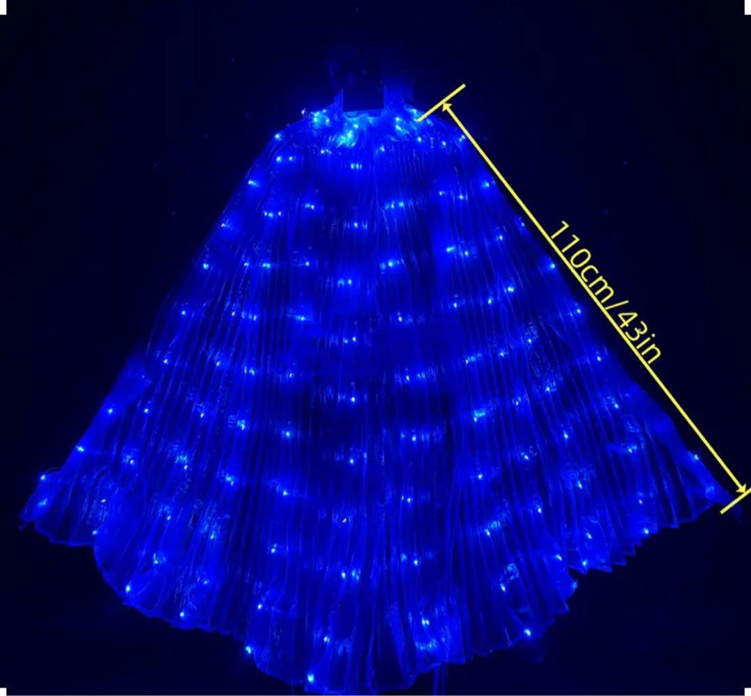 LED発光ウィング　大衆演劇　舞台　舞踊　着物　 イベント　パーティ