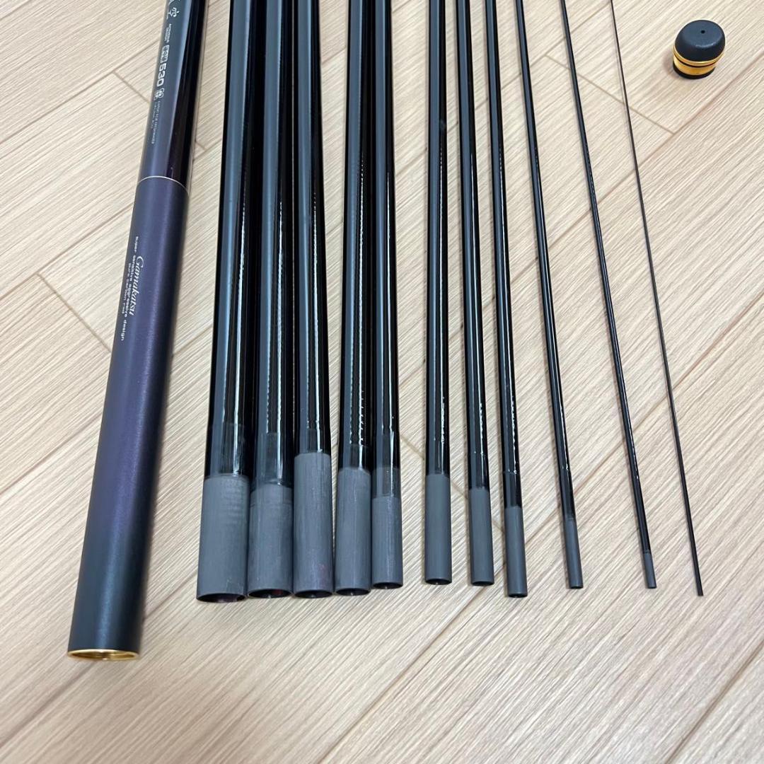 がまかつ がま渓流 弧空 硬中硬530 竿 ガマカツ