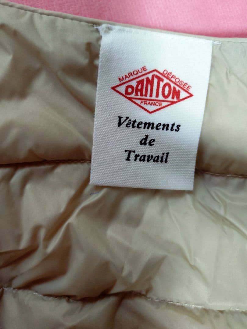 DANTON ホワイト ダウンジャケット