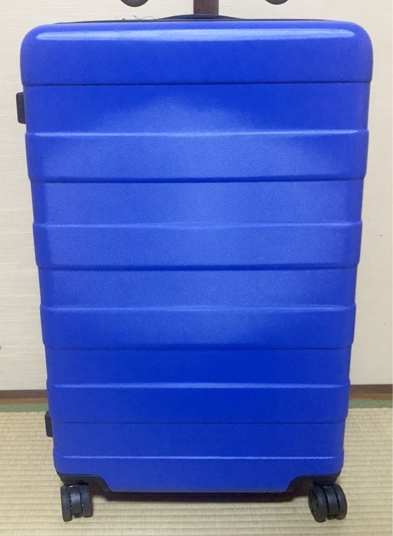 MUJI無印良品 ハードキャリーケース 大型(87L) 夏色ブルー
