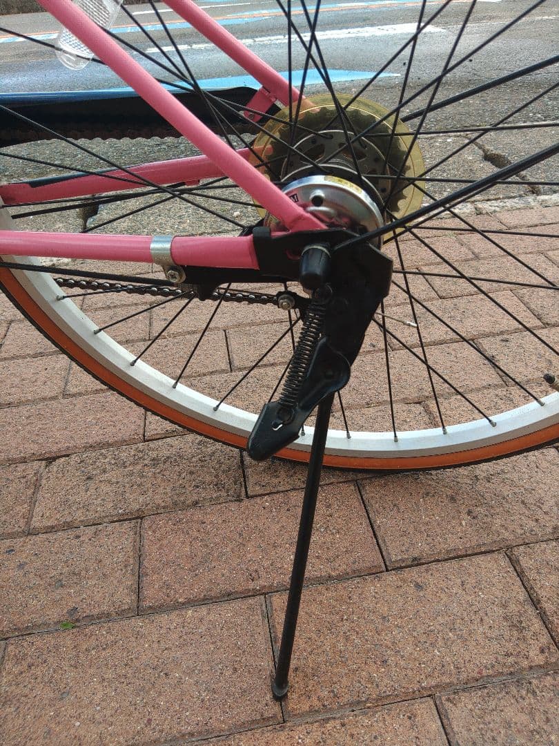 MINI　シティサイクル　ピンク　26インチ　6段ギア　可愛い自転車　持帰り専用