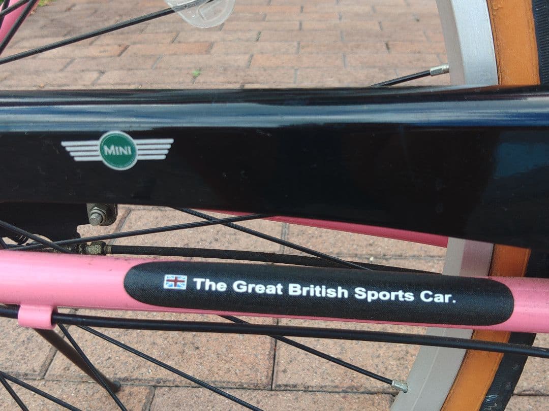 MINI　シティサイクル　ピンク　26インチ　6段ギア　可愛い自転車　持帰り専用