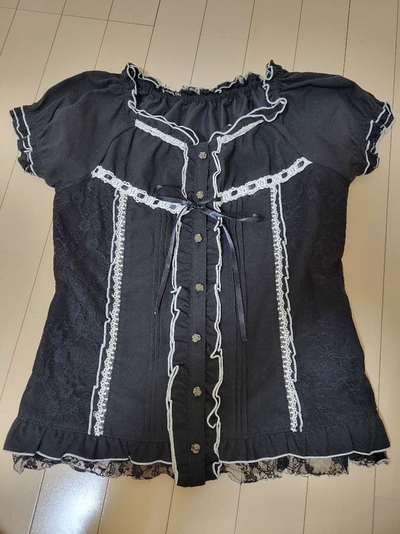 axes femme ビスチェ風ブラウス