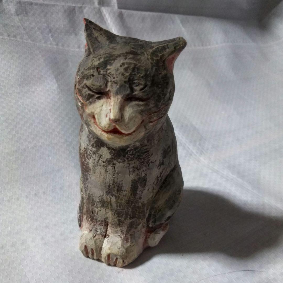 にしおゆき 猫 置物