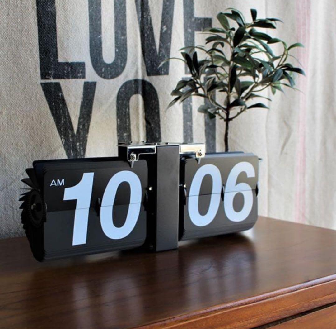 フリップクロック　パタパタ時計 置時計 掛時計