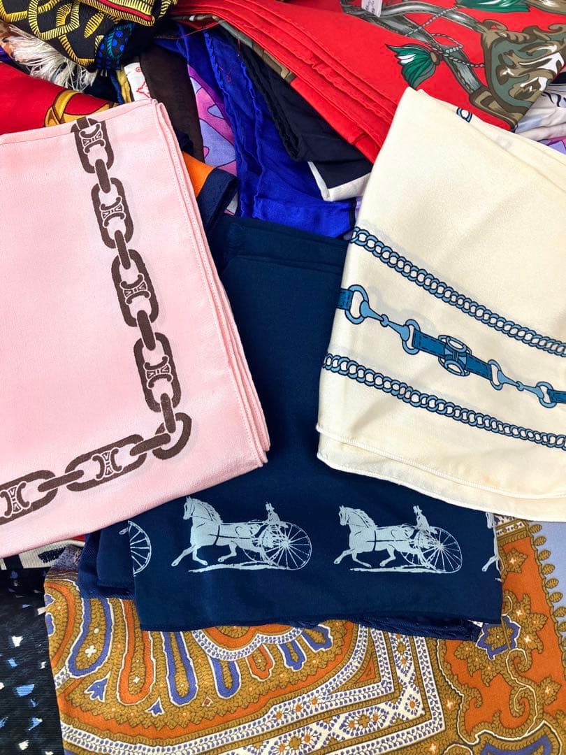 G*️様 スカーフ ハンカチーフ シルク おまとめ