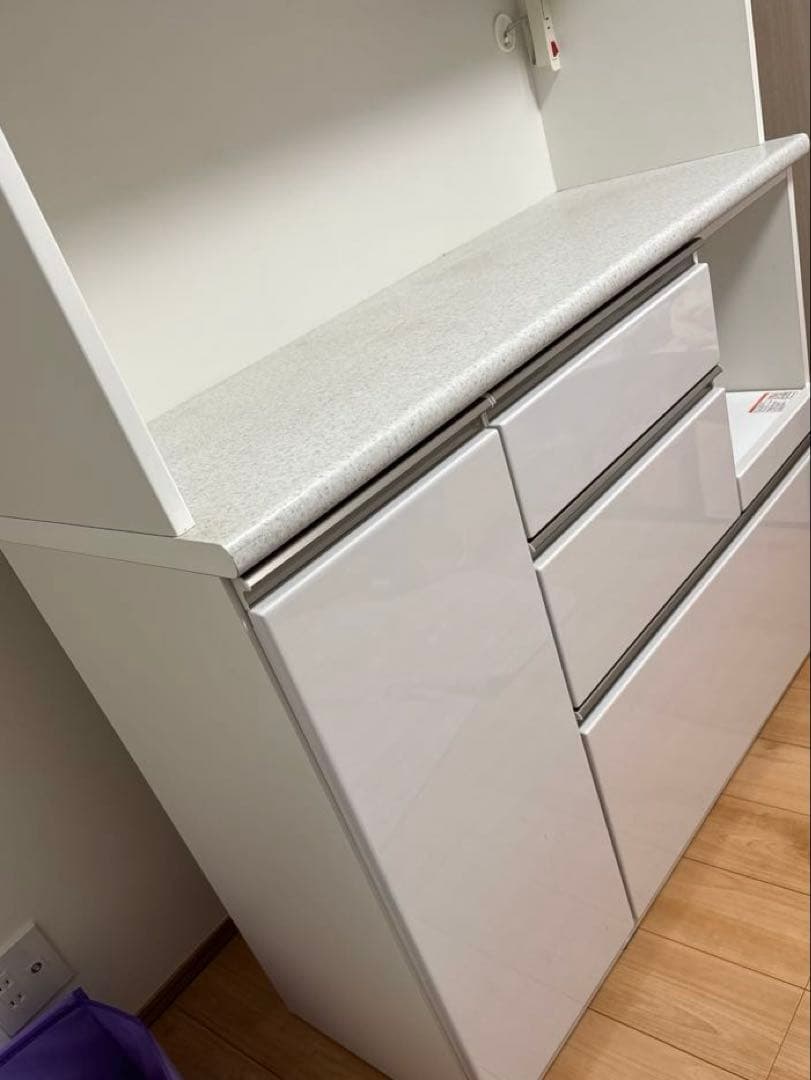 ニトリ　ニトリ　キッチンボード (アルミナ2 120KB WH)