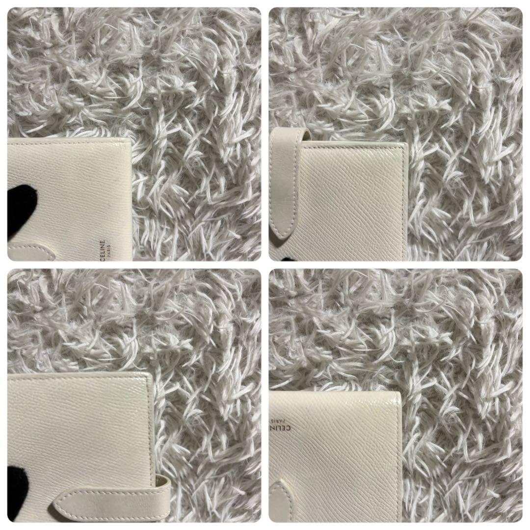 ✨美品✨セリーヌ 折り財布 ストラップウォレット マルチファンクション 金ロゴ