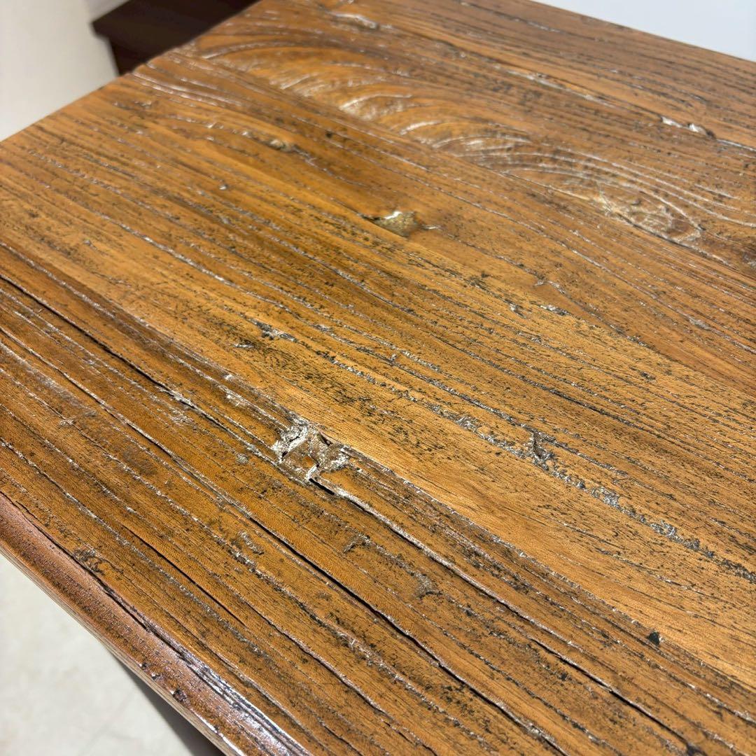 古材　コンソールテーブル　カントリースタイル　アンティーク調