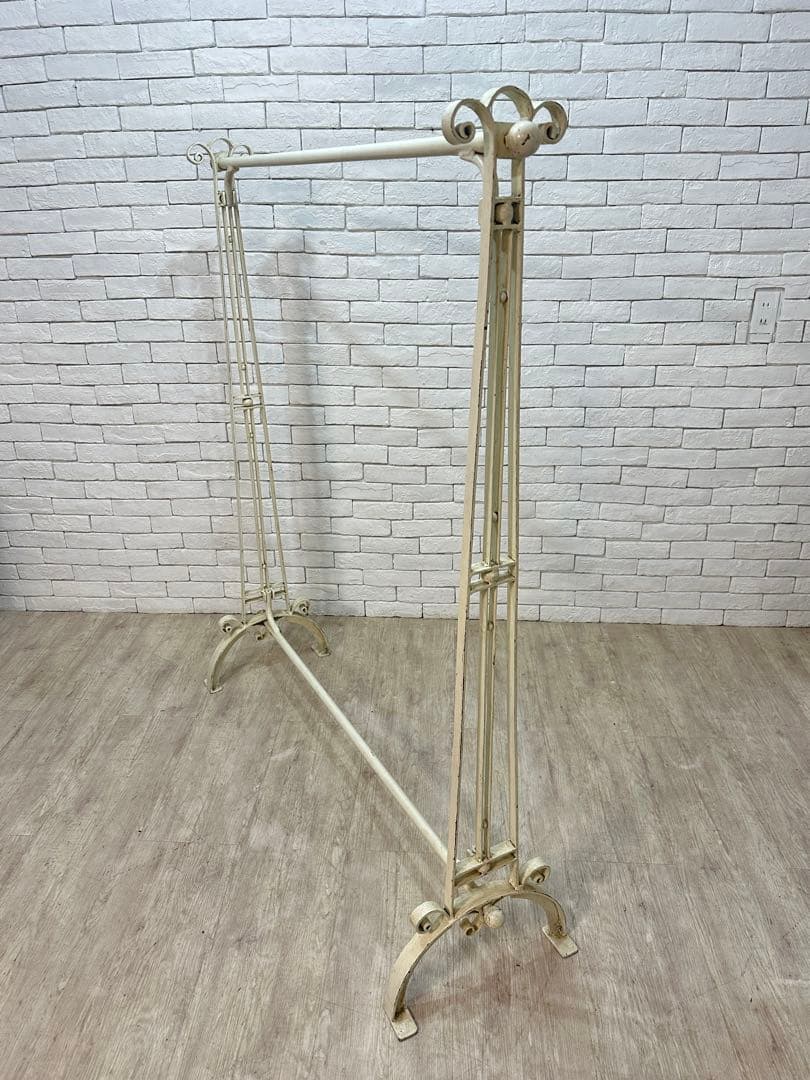 【東京都内23区配送無料】ビンテージ　アイアン　ハンガーラック　スタンド　什器
