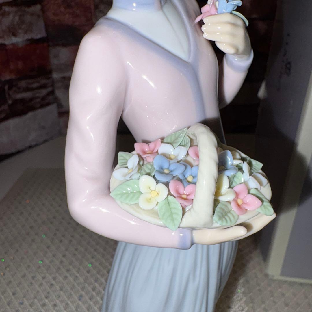 会員限定・希少　LLADRO リヤドロ　 春の香り　箱付