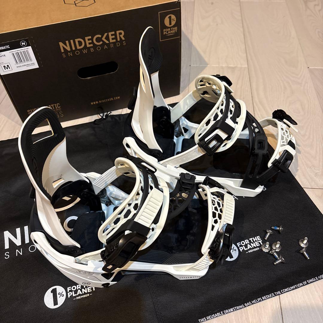 NIDECKER SUPERMATIC Mサイズ ホワイト/スーパーマチック