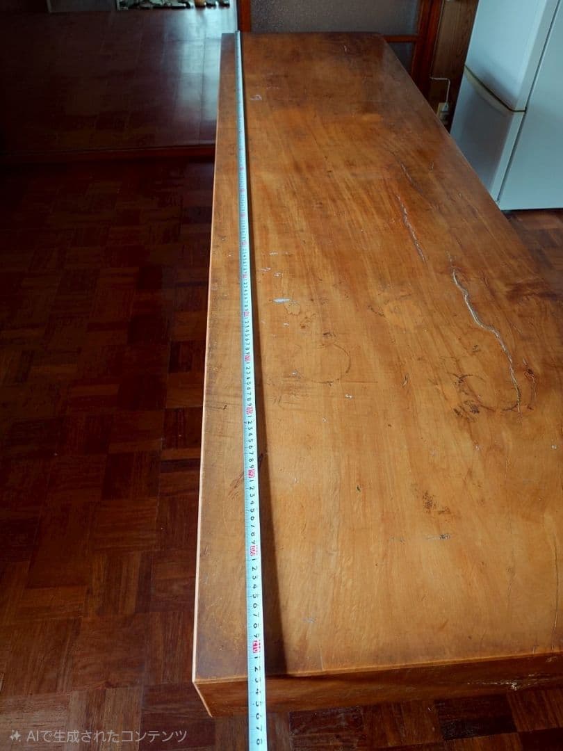 無垢材ダイニングテーブル 約2m