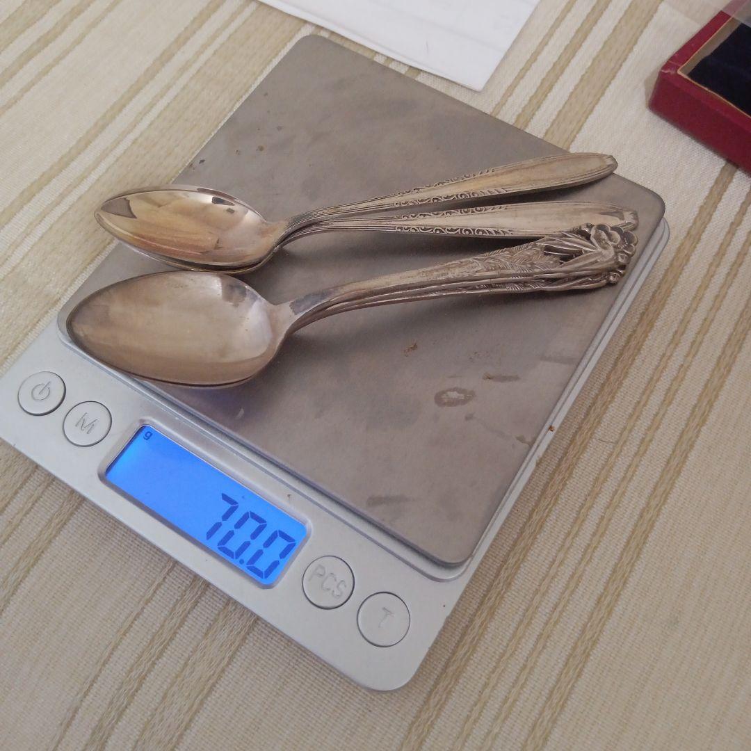 銀製 スプーン5本セット 70ｇ