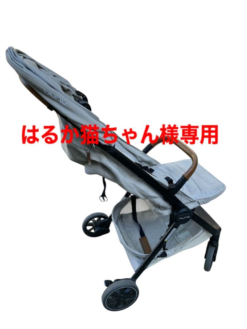★はるか猫ちゃん★NUNA trvl ベビーカー グレー