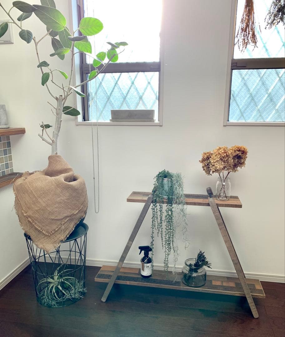 インテリア家具　シェルフ　ディスプレイ　アンティーク ウッド　古木 キャンプ