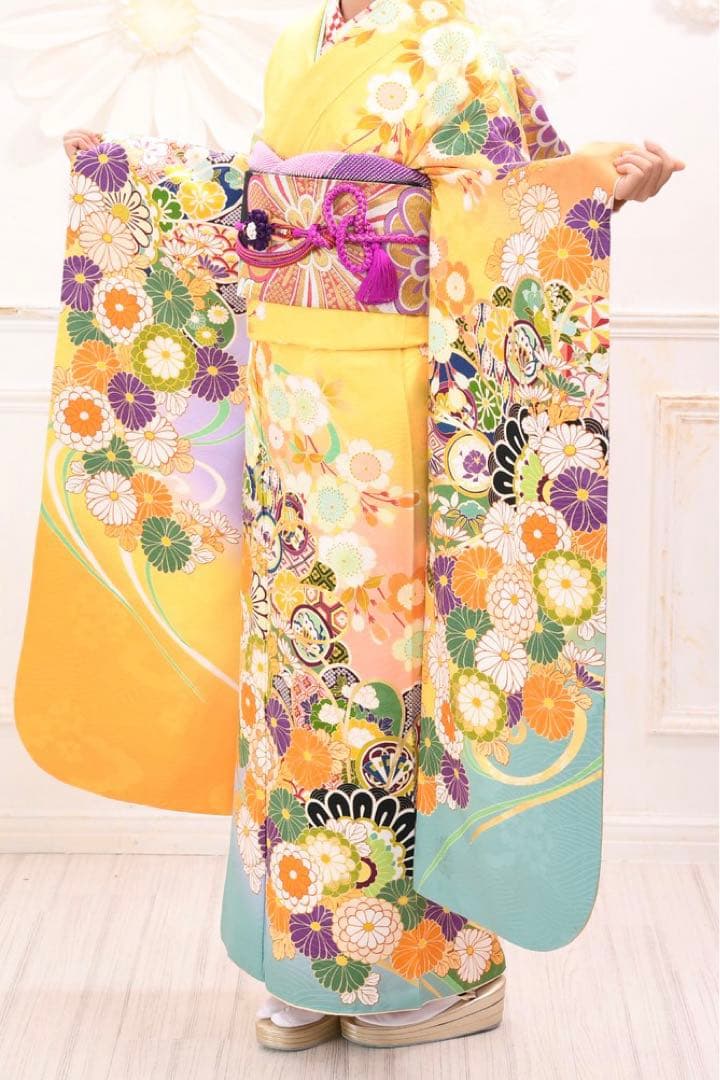 値下げ　藤田ニコルモデル　振袖セット