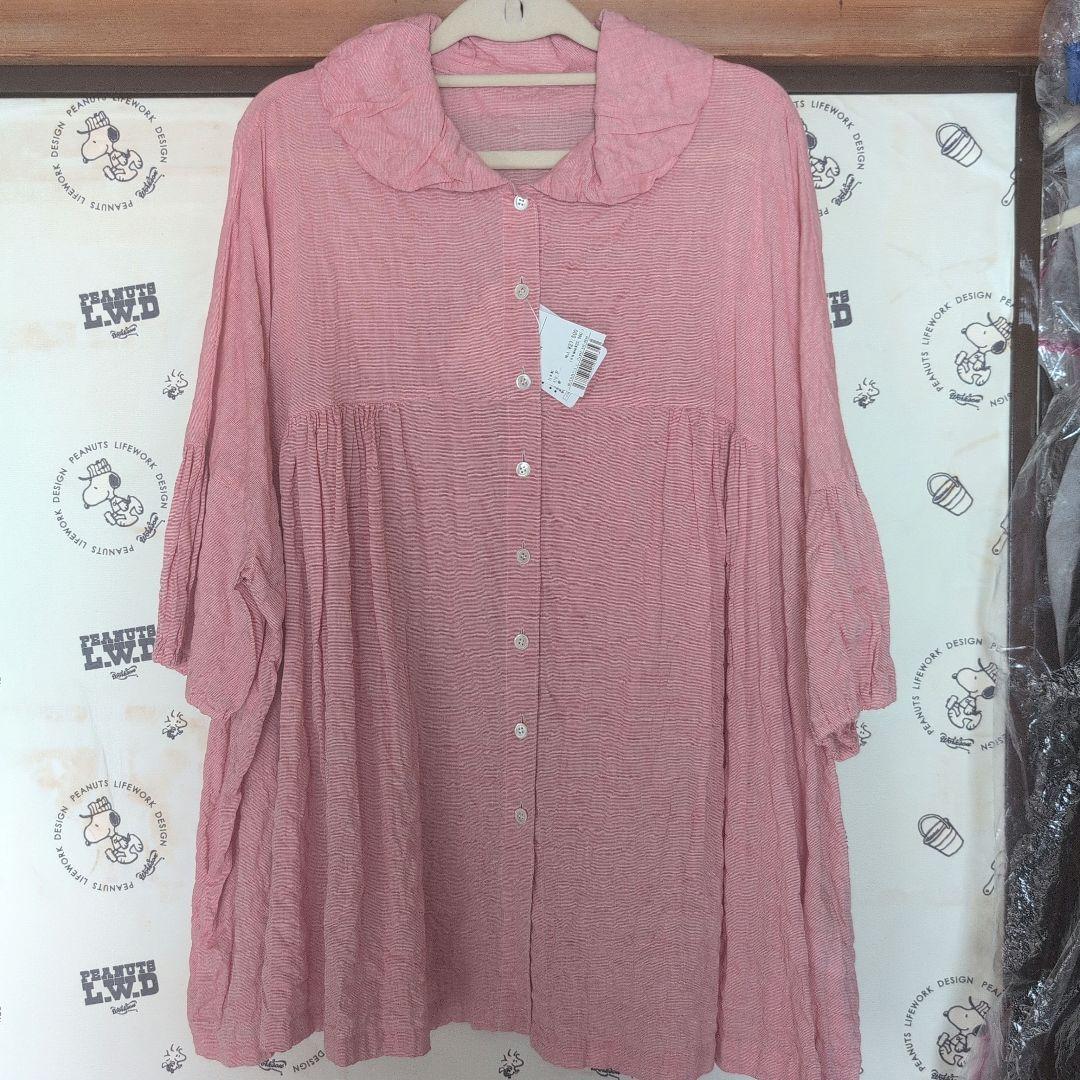 い*ナ様 未使用　BASCO ピンク シャツサイズF