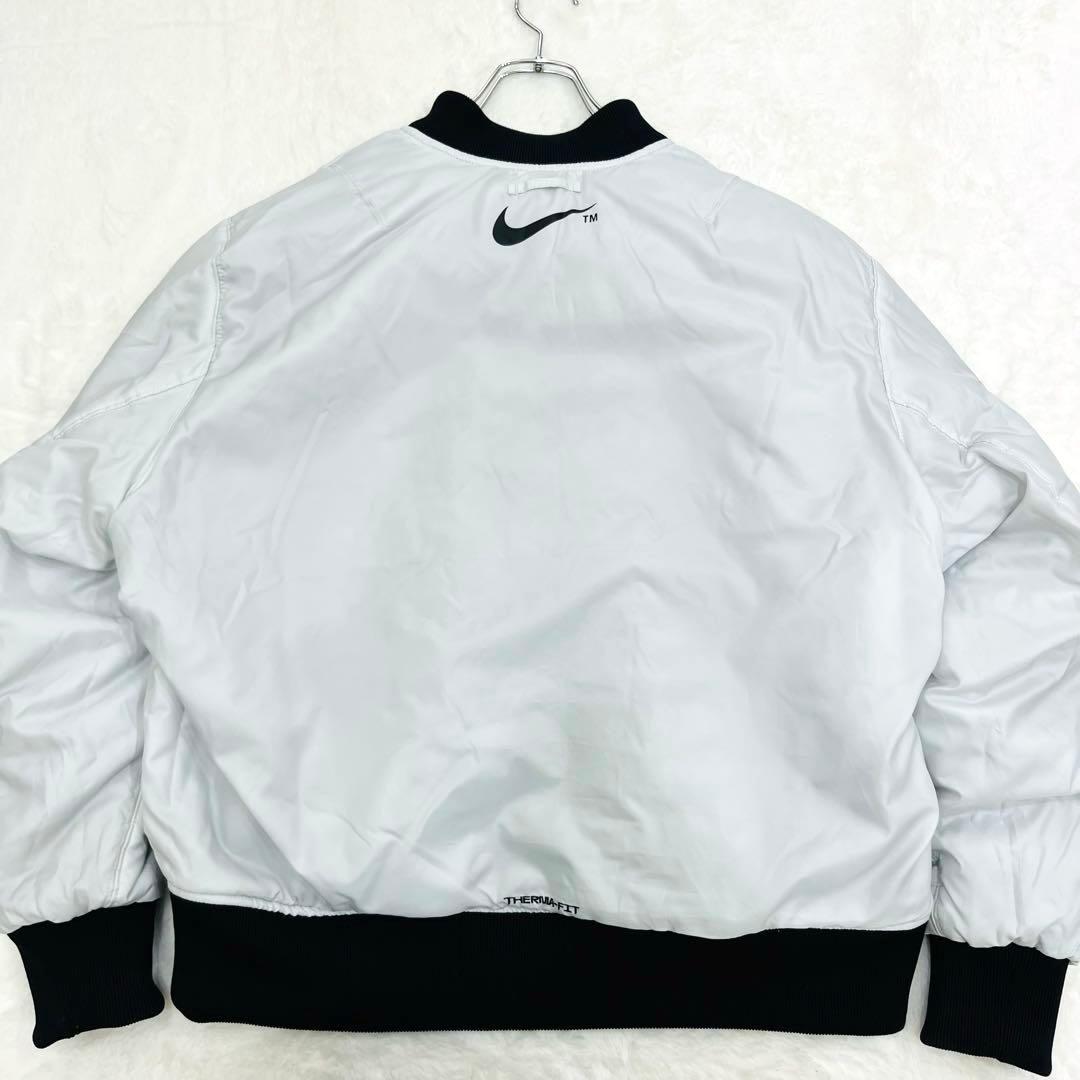 Nike リバーシブル　ボンバージャケット MA-1【XXL】ブラック