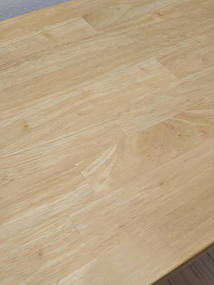 無印良品折り畳みデスク幅80cm木製ラバーウッド材折りたたみ机テーブル