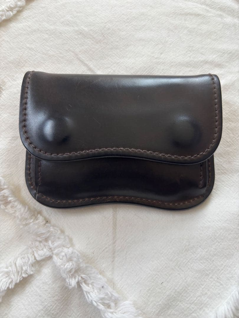 ☆ラストクロップス タング☆シェルコードバン☆スタンプ有り☆ダークコニャック