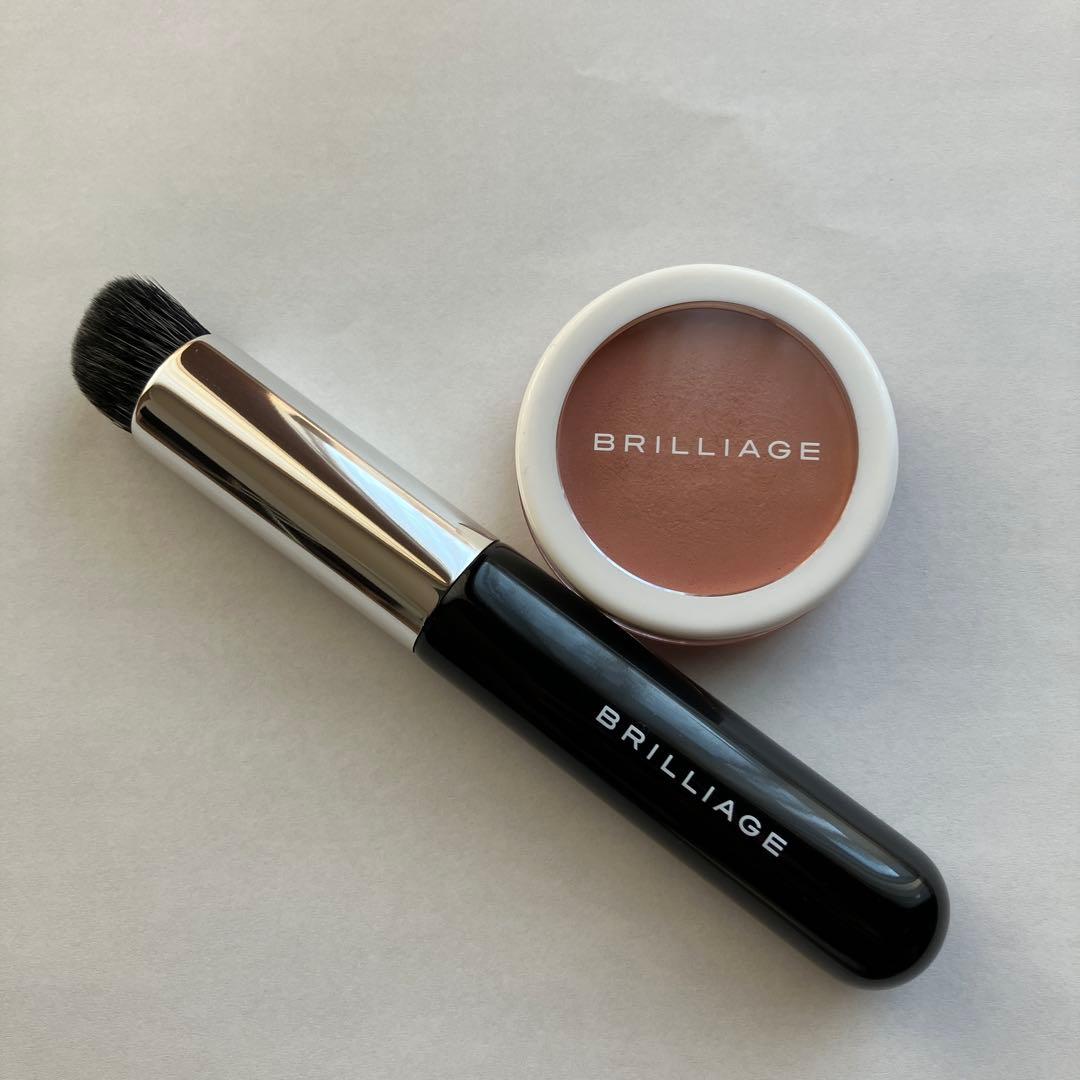 BRILLIAGEカモフラージュコンシーラーチーク04＋ワイドフィンガーブラシ