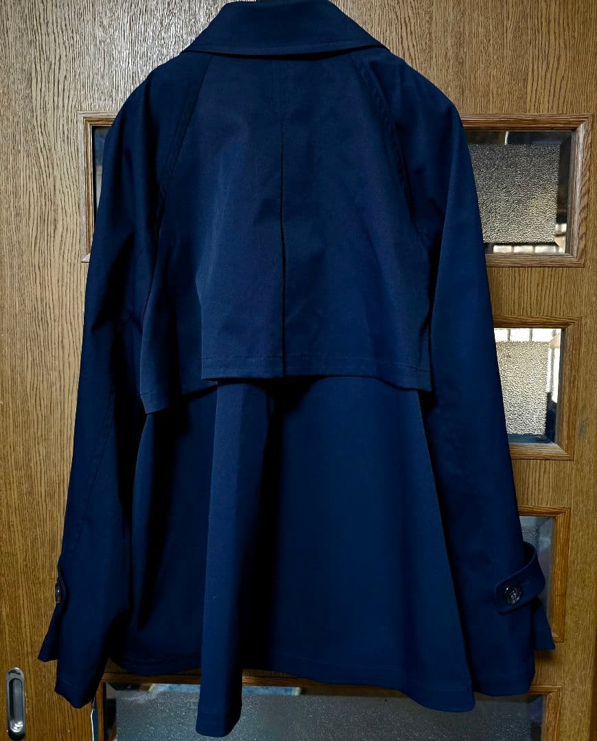 組曲 WEB限定 コットンライクツイル ショートトレンチコート 大きいサイズ