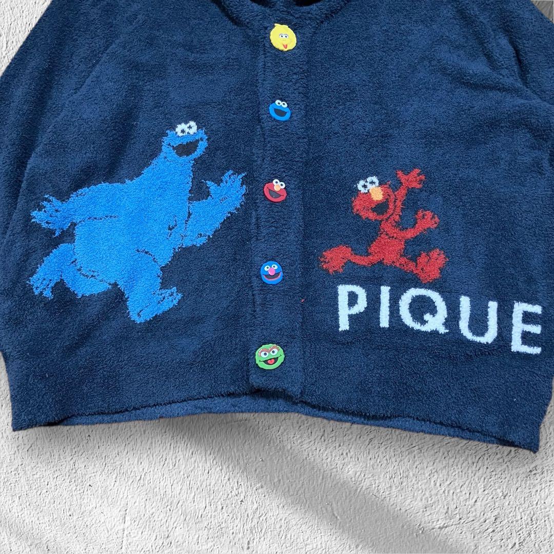 サ*ス様 レア完売品 ジェラートピケ×セサミストリート コラボ ショールカーディ